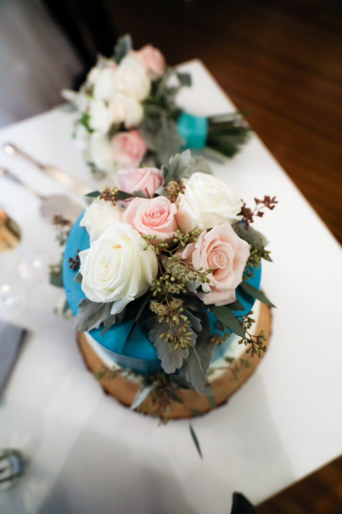 TIffany Blue Wedding Cake